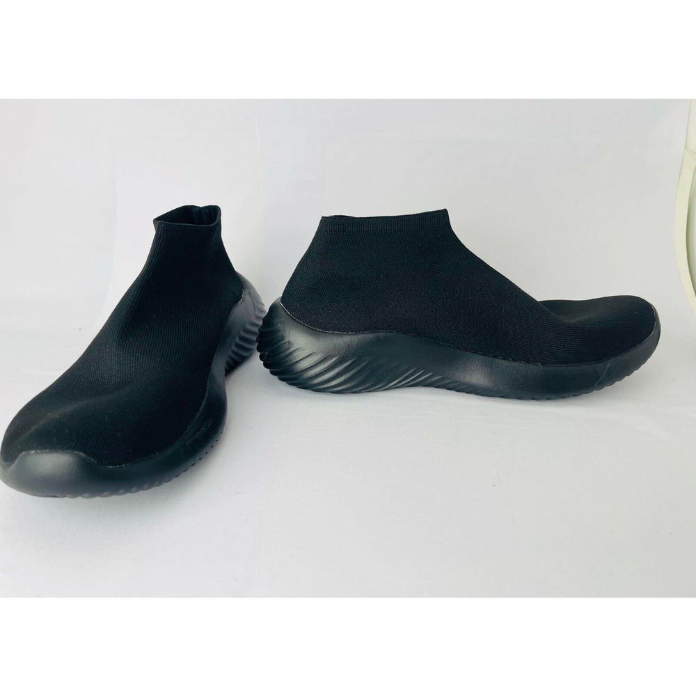 MAIITRIP Women's Comfort Elastic Sock Slip On Walking Lightweight Black Size 8.5
